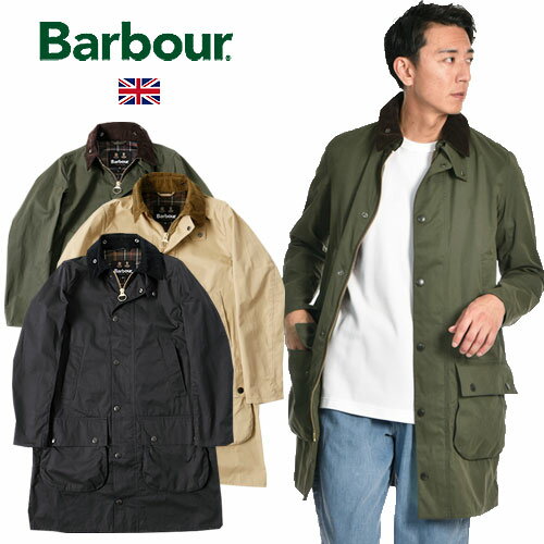 Barbour/バブアー SL CASUAL BORDER MCA0962 ボーダー ロングコート 24年春夏新作 ピーチスキン素材 ジャケット ポリエステル生地 起毛 ロング丈 メンズ UK 英国 ロイヤルワラント バーブァー おしゃれ かっこいい 春 秋 羽織 3シーズン 大人 彼氏 プレゼント