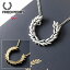 FRED PERRY/フレッドペリー ローレルリースネックレス LAUREL WREATH NECKLACE MS4710 / MS1702[24年春夏新作 メンズ ネックレス アクセサリー 月桂樹 ローレル おしゃれ クリスマス Xマス Xmas おしゃれ かっこいい 専用Box 18金 大人 彼氏 プレゼント]