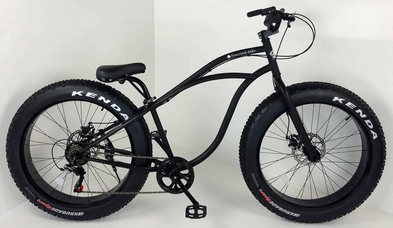 Fatbike 26インチ ビーチクルーザーカスタムオシャレ自転車ファットバイク専門店スポーツ アウトドア チョッパースタイルビーチクルーザーフレーム スワローハンドル 通勤通学中学生高校生 11月上旬入荷予約 モンスターフット ビーチクルーザー変速 変速ギヤ付