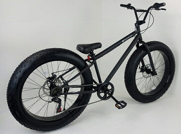 【4月下旬入荷予約】【特別価格!】【ランキング1位常連!レビュー46件!楽天販売台数500台突破!】ファットバイク26インチBMX モンスターフット 26インチ 通勤通学中学生高校生 変速 ビーチクルーザーカスタムオシャレ自転車ファットバイク専門店