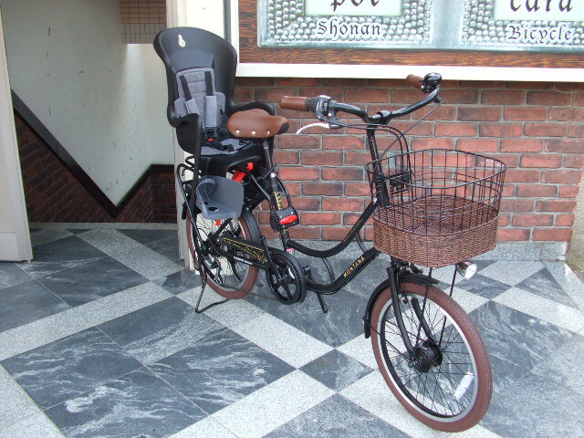 【10日前後でお届け!】【選べるチャイルドシート8色】子供乗せビルビーチャイルドシートキャリア取付け　6段変速！！オシャレ小径車　オートライト！カゴ付き！　MONTANA 20モンタナカフェ6SオートビーチクルーザーBMXファットバイク&#9824; ジャックポット湘南 2