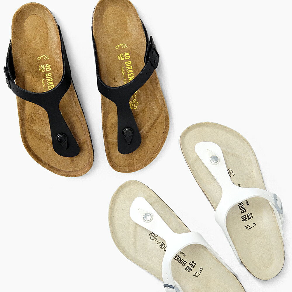 BIRKENSTOCK ビルケンシュトック GIZEH ギゼ レディース メンズ WHITE ホワイト 白 BLACK ブラック 黒 サンダル 幅狭 幅広 BIRKEN ビルケンストック ビルケンサンダルのサムネイル