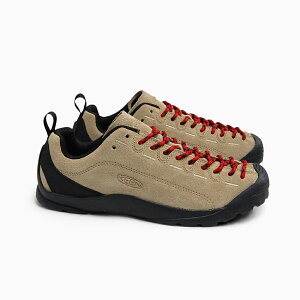 KEEN JASPER SILVER MINK 1002672 1004347 キーン スニーカー メンズ レディース ジャスパー クライミング コンフォート アウトドア シューズ スニーカー シルバーミンク ベージュ 赤紐 ブラック 野外フェス アウトドア キャンプ プレゼント