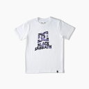 DC SABBATH STAR SS BOY ADYZT03173 WBB0 DCシューズ ブラックサバス スターロゴ 半袖Tシャツ キッズ/白/ストリート系ブランド/ロゴ/バンドコラボ 新作