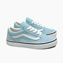 VANS OLD SKOOL K VN0A4VJC7WT[バンズ オールドスクール キッズ][USA企画/水色/スエード/キャンバス/スニーカ/シューズ/子供靴]