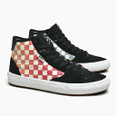 VANS SKATE THE LIZZIE VN0A4BX1BML バンズ ザ リジー レディース/ヴァンズ/ハイカット/スケボー シューズ/スニーカー/スケシュ－/チェッカーボード/黒マルチカラー/スエード/キャンバス/プロ/USA企画/新作