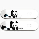 スケボー デッキ 7.5 7.75 8.0 8.25 8.5 ENJOI WHITEY PANDA LOGO R7 エンジョイ スケートボード デッキ単体 パンダ 白 大人用 子供用 キッズ