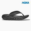 毎日発送 ホカオネオネ サンダル HOKA ONE ONE ORA RECOVERY FLIP 1099675 BDGGR オラ リカバリー フリップ メンズ 厚底 黒 鼻緒 ビーチサンダル