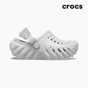 クロックス サンダル ベビー エコークロッグ CROCS TODDLER ECHO CLOG ATMOSPHERE 208191 1FT トドラー ライトグレー サポ 軽量 赤ちゃん 靴