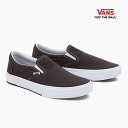 バンズ スリッポン VANS BMX SLIP-ON VN0005V1NWH ヴァンズ メンズ スニーカー 茶色 キャンバス 自転車 US企画 ビーエムエックス