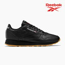 【毎日発送】リーボック メンズ レディース スニーカー クラシック レザー 黒 REEBOK CLASSIC LEATHER 100008493 ローカット ガムソール