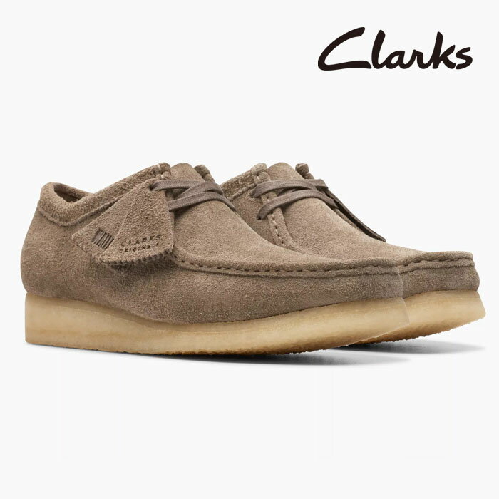 クラークス ワラビー メンズ CLARKS WALLABEE 26174049 ダークグレー スエード グレー ブーツ スニーカー