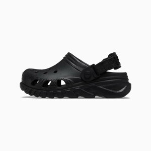 【毎日発送】クロックス キッズ デュエット マックス クロッグ CROCS KIDS DUET MAX II CLOG BLACK 208774 001 サンダル ボーイズ ガールズ 黒 サポ 軽量