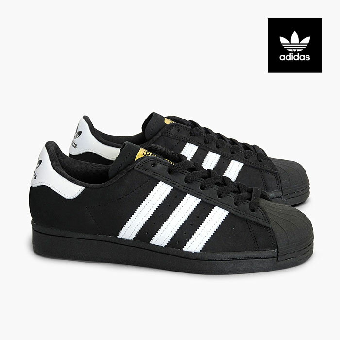 アディダス スーパースター メンズ レディース スニーカー スケシュー 黒 ADIDAS SKATEBOARDING SUPERSTAR ADV FV0321 レザー スケートボードシューズ スケボーシューズ