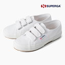 スペルガ 2750 スニーカー SUPERGA 2750-COT3STRAPU S00BN20 901 レディース ベルクロ 白 ユニセックス キャンバス 定番