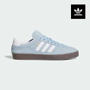 アディダスメンズ オリジナルス スニーカー ADIDAS SKATEBOARDING PUIG INDOOR JR5825 水色 スエード ガムソール ローカッ...