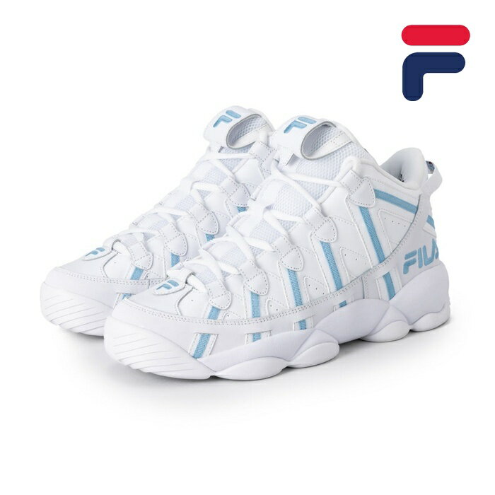 【毎日発送】フィラ FILA メンズ レディース スニーカー STACKHOUSE SPAGHETTI 95/25 スタックハウススパゲティ 復刻 ハイカット バスケットシューズ シグネチャーモデル 白 MFW25064 117 NBA 靴