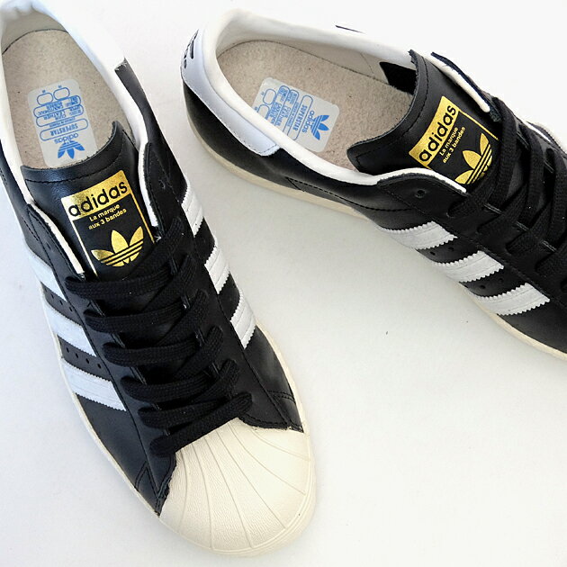 【並行輸入品】アディダス スーパースター 80s ADIDAS ORIGINALS SUPERSTAR 80'S G61069 メンズ レディース スニーカー 黒白 レザー