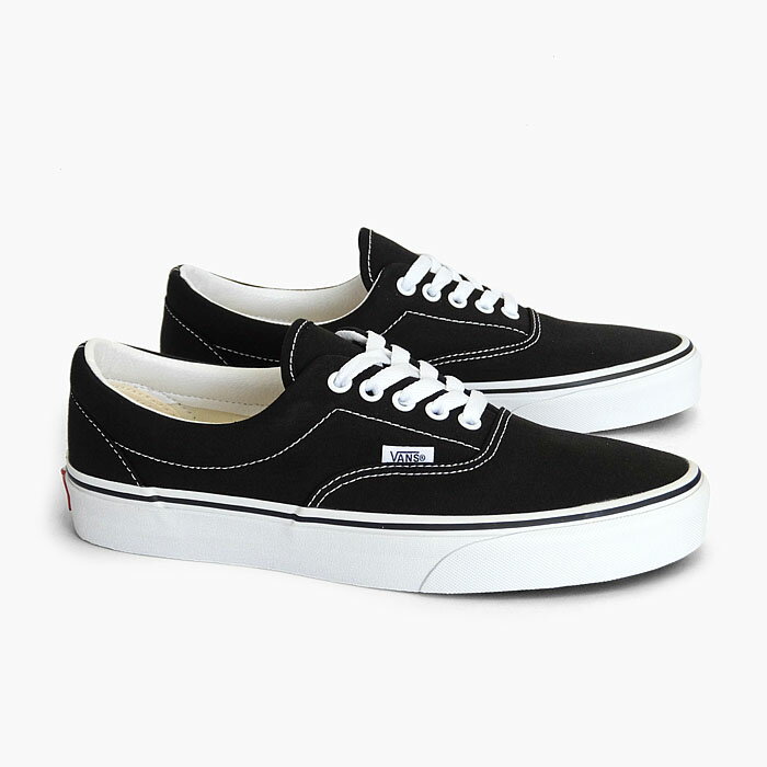 【5%OFF】VANS ERA VN000EWZBLK[バンズ エラ][レディースサイズ/スニーカー/キャンバス/黒/VN-0EWZBLK/ヴァンズ/スケボー/USA企画/定番]