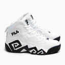 FILA MB FHE102 0001 フィラ マッシュバーン ブラック スニーカー メンズ レディース NBA シグネチャーモデル 白 厚底 靴