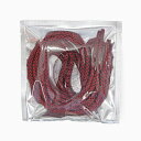 【毎日発送】GETABACO ROPE LACES DARK RED[ゲタバコ ロープレース 5mm/120cm 黒赤][シューレース/靴紐/日本製/丸紐/スニーカー] その1