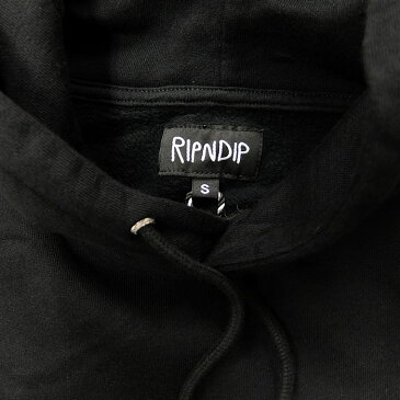 【20%OFF】【並行輸入品】RIPNDIP リップンディップ パーカー PEEKING NERMAL HOODIE BLACK メンズ/レディース RIP N DIP 黒 スウェット プルオーバー パーカ スケートボード ストリートブランド 猫