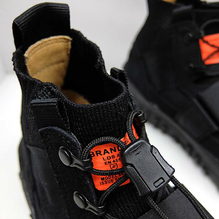 【並行輸入品】BRANDBLACK MILSPEC LTD M510BB-BBK[ ブランドブラック ミルスペック リミテッド] [メンズ スニーカー 黒 ミリタリー トレッキング スエード ニット プレゼント]