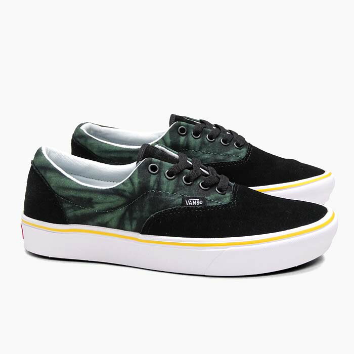 VANS COMFYCUSH ERA VN0A5DYB8UH[バンズ エラ][ヴァンズ/メンズ/レディース/黒緑/タイダイ/スエード/キャンバス/USA企画/2021秋冬]