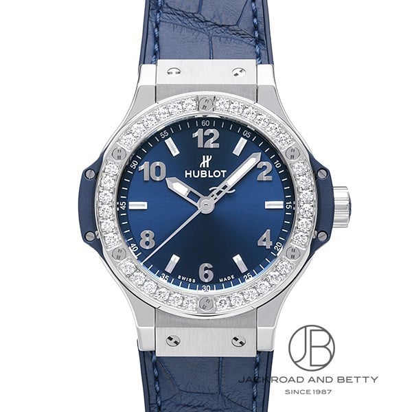 ウブロ 腕時計（レディース） ウブロ HUBLOT ビッグ・バン スチール ブルーダイヤモンド 361.SX.7170.LR.1204 新品 時計 レディース