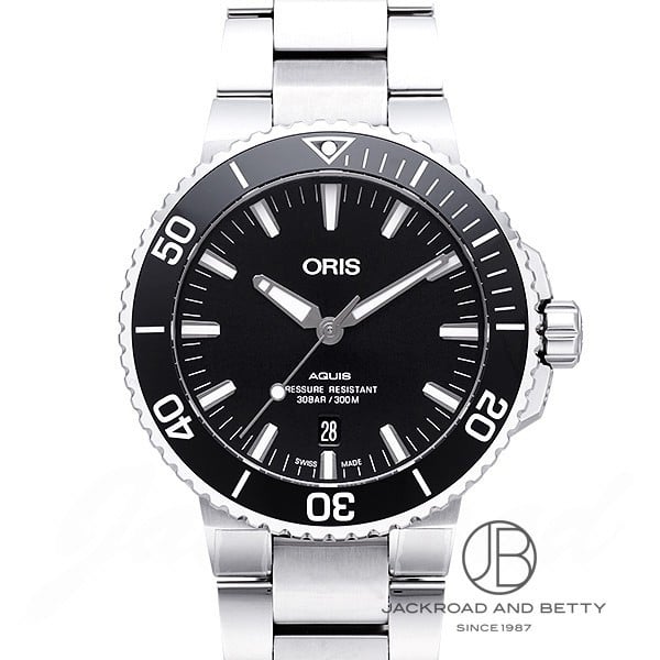 オリス 腕時計（メンズ） オリス ORIS アクイス デイト 733 7730 4134M 新品 時計 メンズ