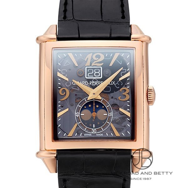 ジラール・ペルゴ GIRARD PERREGAUX ヴィンテージ 1945 XXL ラージデイト ムーンフェイズ 25882-52-222-BB6B 新品 時計 メンズ