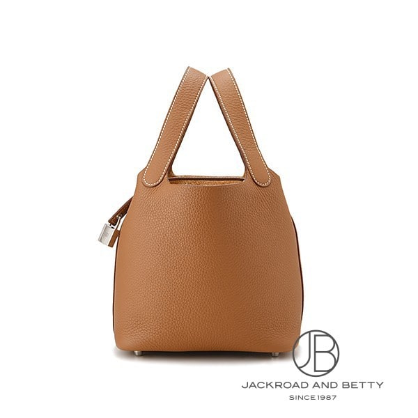 エルメス HERMES ピコタンロックPM ゴールド ブラウン H056289CK37 新品 バッグ/財...