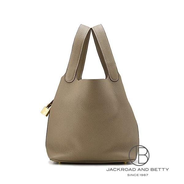 エルメス HERMES ピコタンロックMM エトゥープ ベージュ H060991CC18 新品 バッグ/...