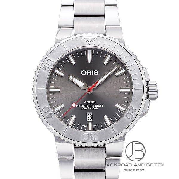 オリス 腕時計（メンズ） オリス ORIS アクイス デイト レリーフ 733 7730 4153M 新品 時計 メンズ