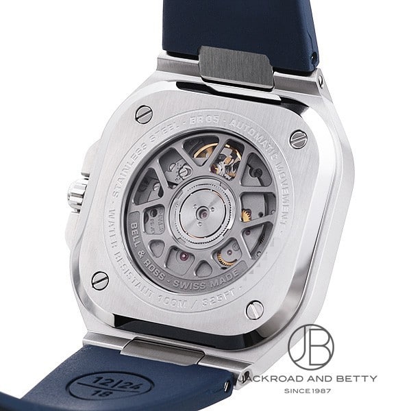 ベル&ロス BELL&ROSS BR05 ブルースティール BR05A-BLU-ST/SRB 新品 時計 メンズ