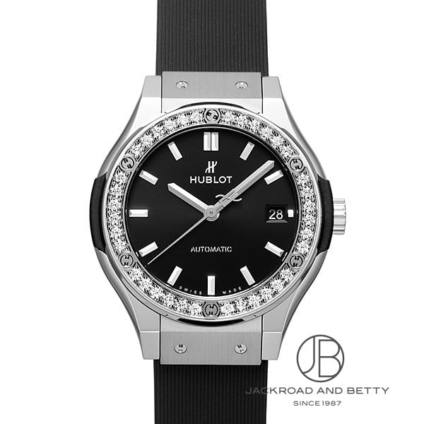 HUBLOT - ウブロ HUBLOT クラシック・フュージョン チタニウム ダイヤモンド 565.NX.1470.RX.1204 新品 時計 男女兼用