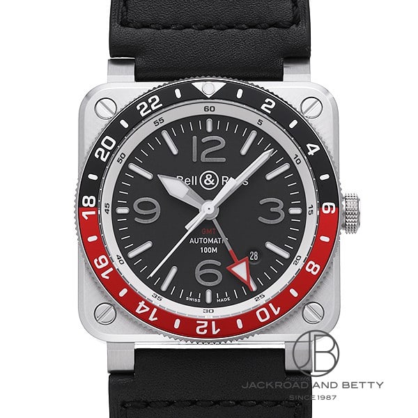 ベル&ロス BELL&ROSS BR03-93 GMT BR0393-BL-ST/SCA 新品 時計 メンズ