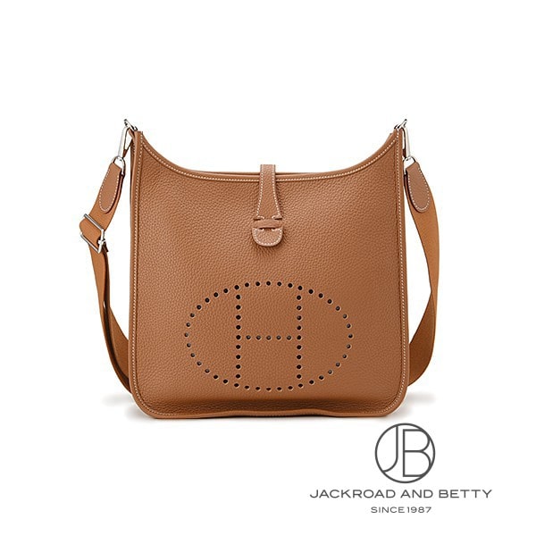 Rakuten - エルメス HERMES エヴリン3 トロワ 29 PM ゴールド ブラウン H056277CK37 新品 バッグ/財布/小物