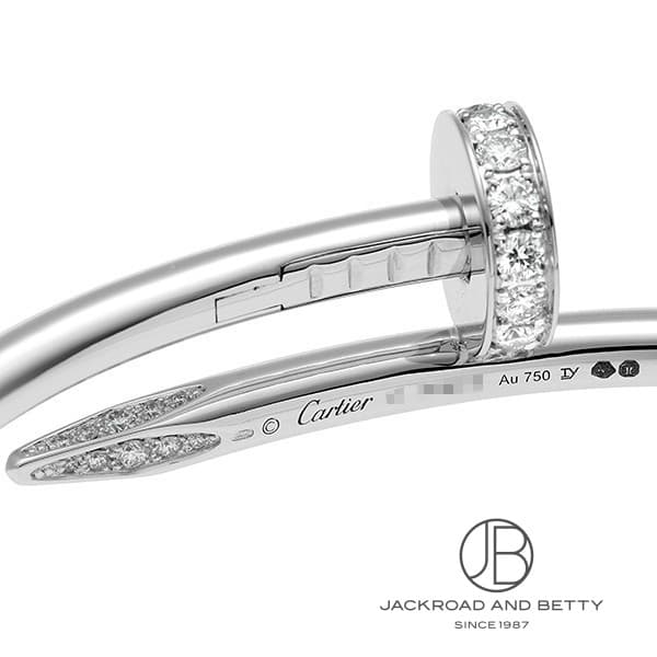 カルティエ CARTIER ジュスト アン クル ブレスレット WG ＃16 B6048716 新品 ジュエリー ブランドジュエリー