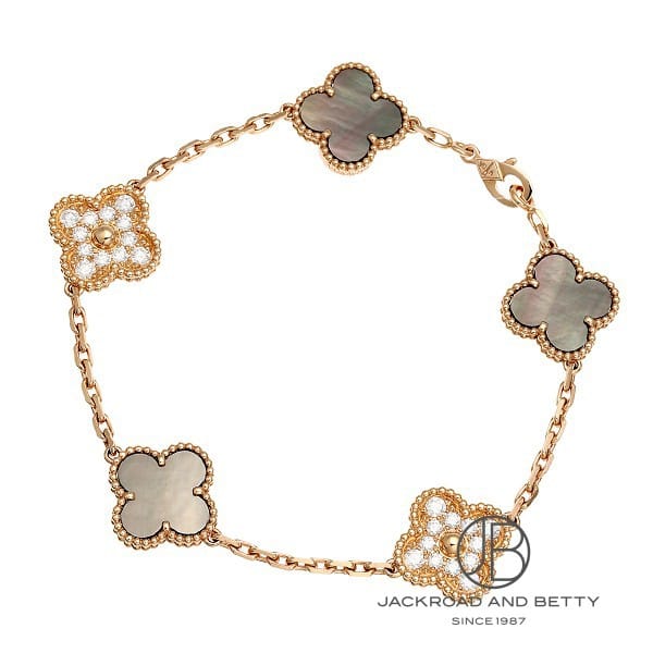 ヴァンクリーフ&アーペル VAN CLEEF&ARPELS ヴィンテージ アルハンブラ ブレスレット 5モチーフ VCARP2R100 新品 ジュエリー ブランドジュエリー