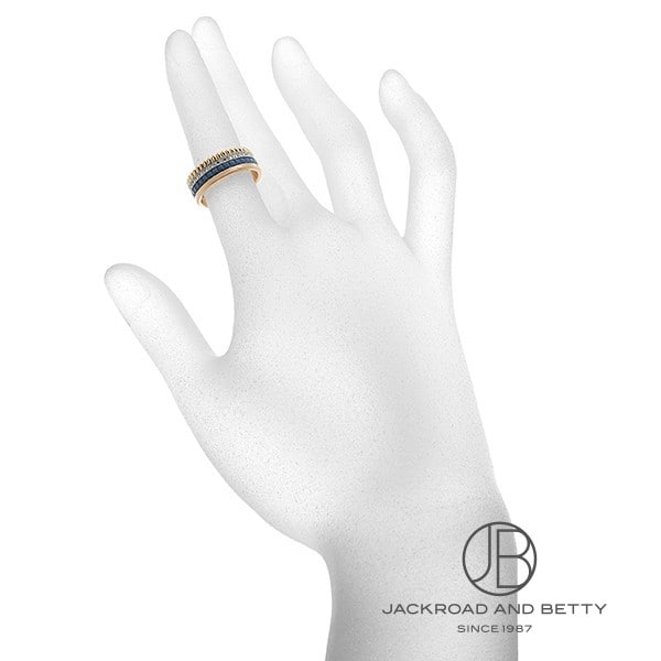 ジャックロード 【腕時計専門店】のブシュロン BOUCHERON キャトル ブルー ダイヤモンド リング スモール JRG03028 新品 ジュエリー ブランドジュエリー｜アングル2