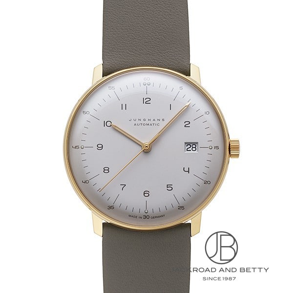 [商品ID：ju370] &nbsp;PRODUCT&nbsp;&nbsp;-&nbsp;商品名&nbsp;- BRANDブランド ユンハンスJUNGHANS MODELモデル マックス・ビル オートマティックMax Bill Automatic REFERENCE型番 027/7806.02 &nbsp;DETAILS&nbsp;&nbsp;-&nbsp;商品詳細&nbsp;- 2022年新作　風防がサファイアクリスタルに変更された新型　ゴールドPVD加工が施されたSSケース &nbsp;SPEC&nbsp;&nbsp;-&nbsp;商品スペック&nbsp;- 保証 ： 当店オリジナル保証3年 状態 ： 新品 サイズ ： メンズ ケース径 ： 38 mm ムーブメント / キャリバー ： 自動巻き / J800.1 防水性能 ： 生活防水 風防 ： サファイアクリスタル風防 仕様 ： 日付表示3針 付属品 ： メーカー純正BOXあり国際保証書あり ケース素材 ： ステンレススチール ベゼル素材 ： ステンレススチール ベルト素材 ： 革 ベルトタイプ / サイズ ： ストラップ 文字盤カラー ： シルバー 文字盤タイプ ： なし