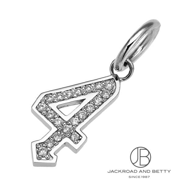 ノーブランド NO BRAND PT900 ナンバー ダイヤモンド ペンダントトップ No.4 新品 ジュエリー ブランドジュエリー