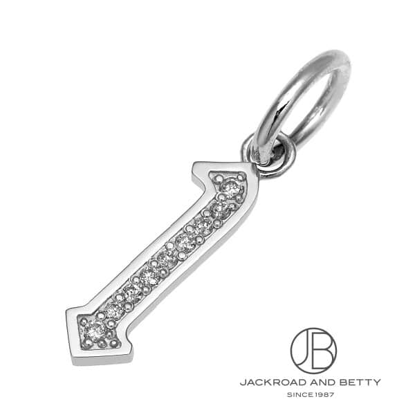 ノーブランド NO BRAND PT900 ナンバー ダイヤモンド ペンダントトップ No.1 新品 ジュエリー ブランドジュエリー