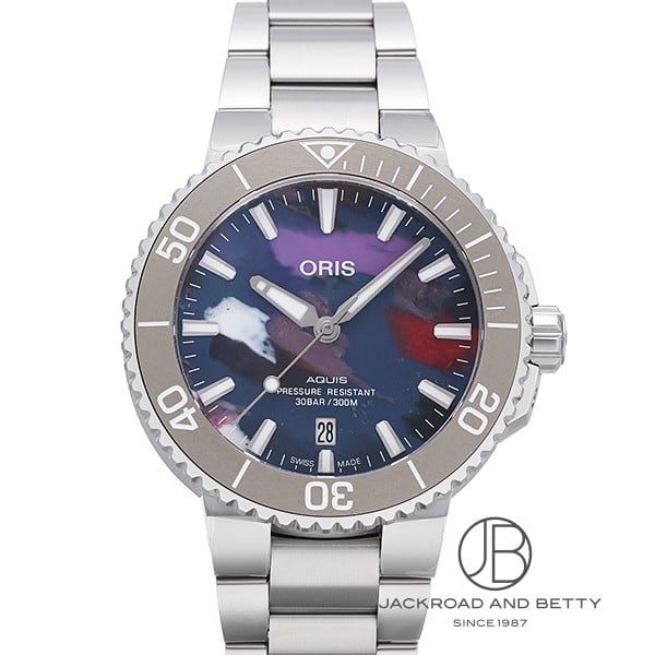 オリス ORIS アクイス デイト アップサイクル 733 7766 4150-Set 新品 時計 メンズ