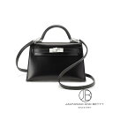 エルメス HERMES ミニケリー2 外縫い ノワール ブラック 黒 新品 バッグ/財布/小物