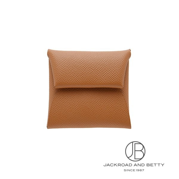 エルメス HERMES バスティア コインケース ゴールド ブラウン 新品 バッグ/財布/小物