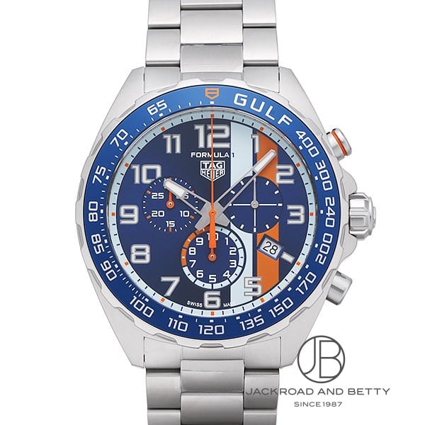ORIENT - タグ・ホイヤー TAG HEUER フォーミュラ1 クロノグラフ ガルフ スペシャル エディション CAZ101AT.BA0842 新品 時計 メンズ