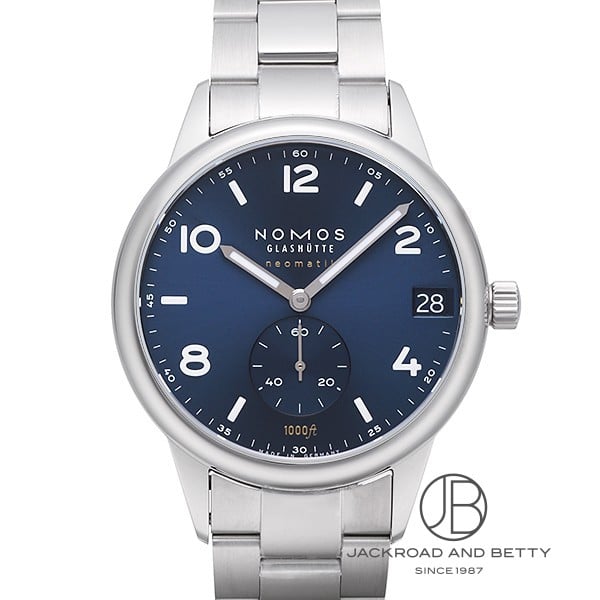 ノモス NOMOS クラブ ネオマティック 42 ブルー 782 新品 時計 男女兼用