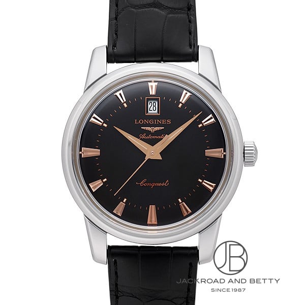 ロンジン LONGINES コンクエスト ヘリテージ オートマティック L1.645.4.52.4 新品 時計 メンズ